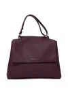 Orciani Medium Sveva Tote Bag In Purple