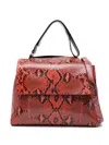 Orciani Medium Sveva Tote Bag In Red