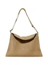 Orciani Medium Trinity Leather Shoulder Bag In Brown