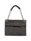 Orciani Medium Venus Nabucco Chain-strap Tote Bag In Gray