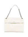 Orciani Medium Venus Soft Shoulder Bag In White