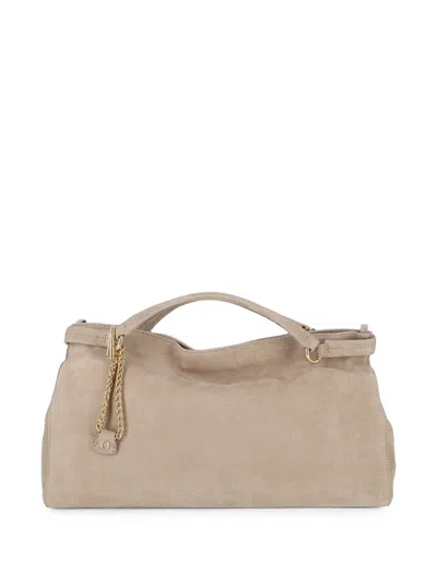 Orciani Medium Virgo Nabucco Leather Tote Bag In Neutrals