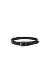 Orciani Smooth Leather Belt In Black