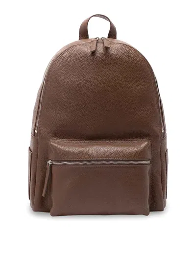 Orciani `micron` Backpack In Brown