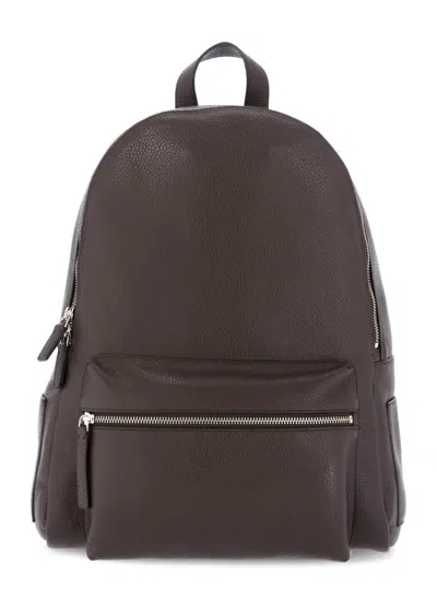 Orciani Micron Backpack In Brown