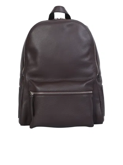 Orciani Micron Backpack In Brown