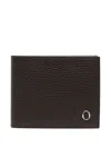 Orciani Micron Bi-fold Leather Wallet In Brown