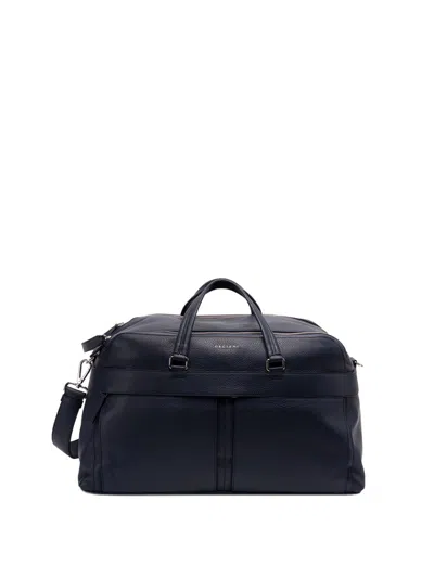 Orciani `micron` Duffle Bag With Shoulder Strap In Blue