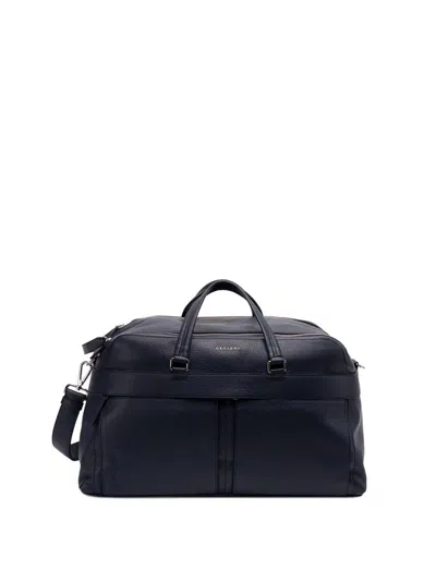 Orciani `micron` Duffle Bag With Shoulder Strap In Blue