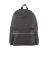 Orciani Micron Grained-leather Backpack In Black