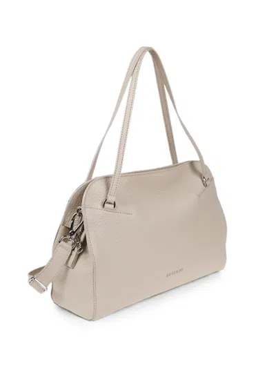 Orciani Midi Lido Shoulder Bag In Neutral