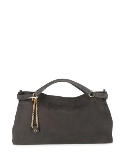 Orciani Midi Virgo Nabucco Tote Bag In Grey