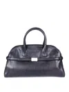 Orciani Elongated Smooth Leather Handbag In Brown