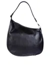 Orciani Crescent Smooth Leather Shoulder Bag In Brown