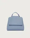 Orciani Mini Soft Handbag In Blue
