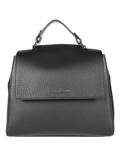 Orciani Mini Soft Handbag For Women In Nero