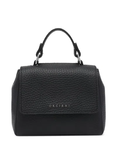 Orciani Mini Sveva Shoulder Bag In Black