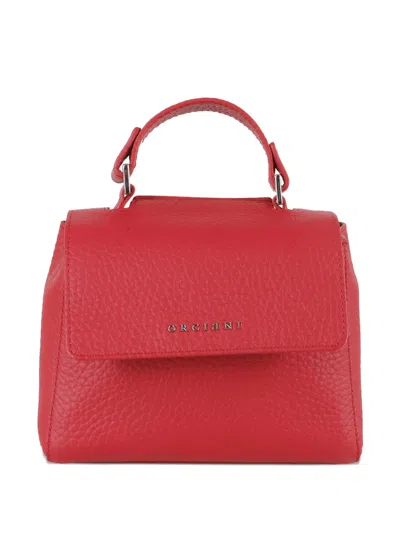 Orciani Mini Sveva Tote Bag In Red