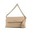 ORCIANI ORCIANI MISSY LONGUETTE NAPPA LEATHER SHOULDER BAG WITH SHOULDER STRAP IVORY