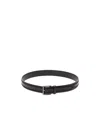 Orciani Monaco Leather Belt In Black