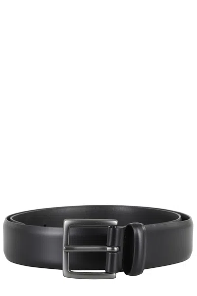 Orciani Monaco In Pelle In Black