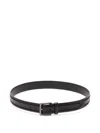 Orciani Monaco Leather Belt In Black