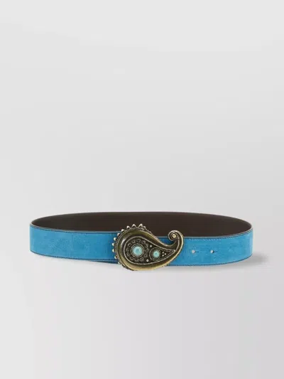 Orciani "nabucco" Adjustable Brass-finish Textured Belt