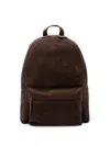 Orciani `nabucco` Leather Backpack In Brown