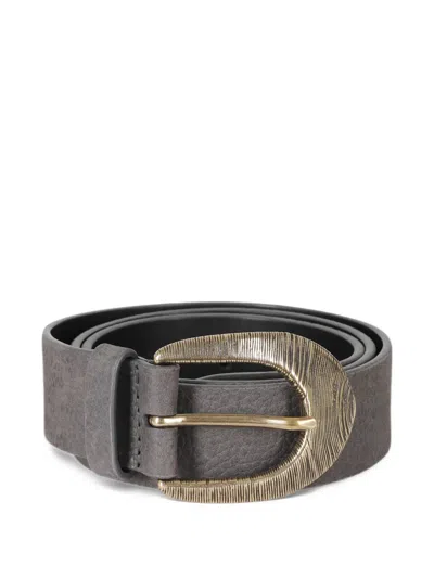 Orciani Nabucco Leather Belt In Multi