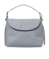Orciani Nana Soft Shoulder Strap Small Handbag In Gray