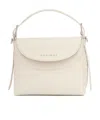 Orciani Nana Soft Small Leather Handbag With Strap In White