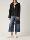 Orciani Nana Soft Small Shoulder Bag In Nero