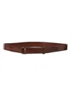 Orciani Leather Loop-buckle Belt In Brown