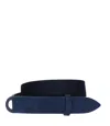 Orciani Nobuckle Belts Blue In Blue
