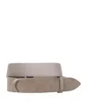 Orciani Nobuckle Belts In Gray
