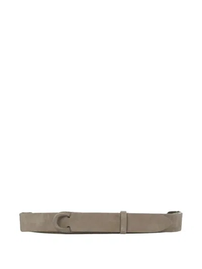 Orciani Nobuckle Belts In Gray