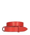 Orciani Nobuckle Belts In Red