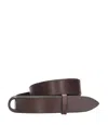 Orciani Nobuckle Belts In Brown