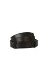 Orciani Nobuckle Bull Belt In Brown