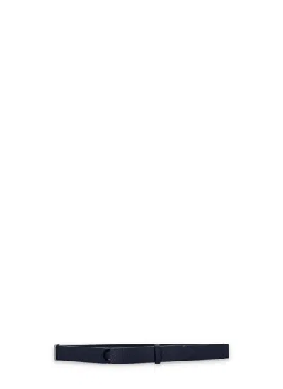 Orciani Nobuckle Micron Belt In Blue