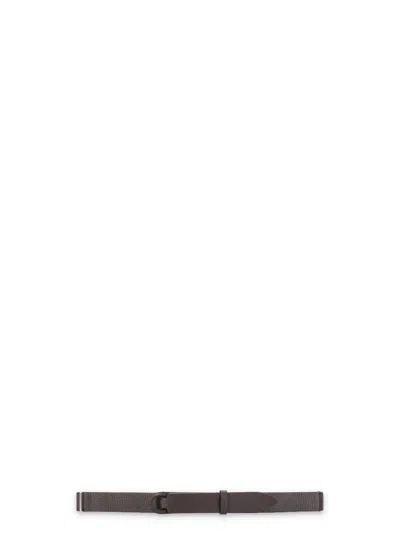 Orciani Nobuckle Micron Belt In Brown