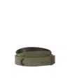 Orciani Nobuckle Suede Belt In Pink