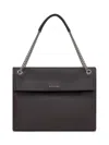 Orciani Chain-strap Leather Shoulder Bag In Brown