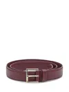 Orciani Leather Belt With Golden Buckle In Brown