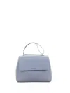 Orciani Sveva Soft Medium Leather Shoulder Bag With Strap