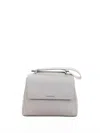 Orciani Sveva Soft Medium Leather Shoulder Bag With Strap