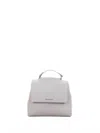 Orciani Sveva Soft S Leather Shoulder Bag With Shoulder Strap Clay