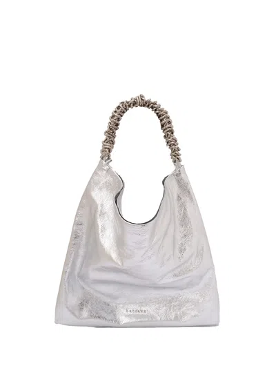Orciani Todo Sense Shoulder Bag In Hammered Leather
