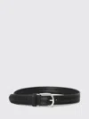 Orciani Perforated Leather Belt In Black