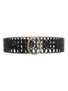 ORCIANI PERFORATED LEATHER BELT